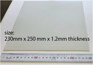 Cleaning Sheet Size: 230mm × 250mm × 1.2mm
